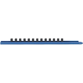 1/4" Drive 9" Blue Socket Rail Includes 13 Clips