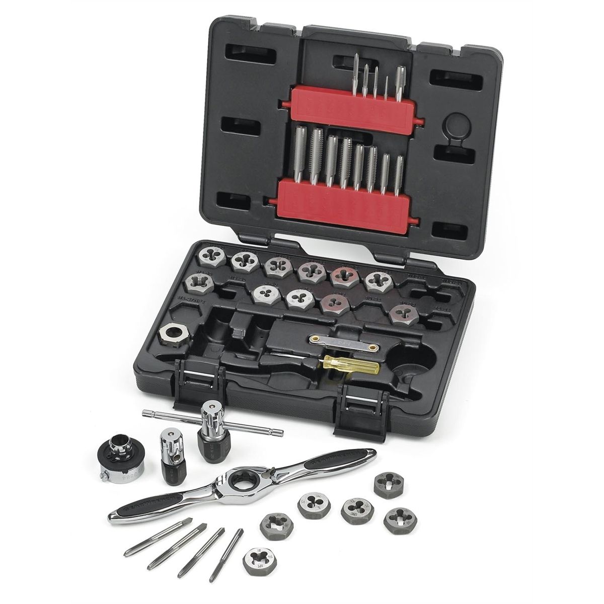 GearWrench Tap and Die Set Fractional SAE 40 Pc...