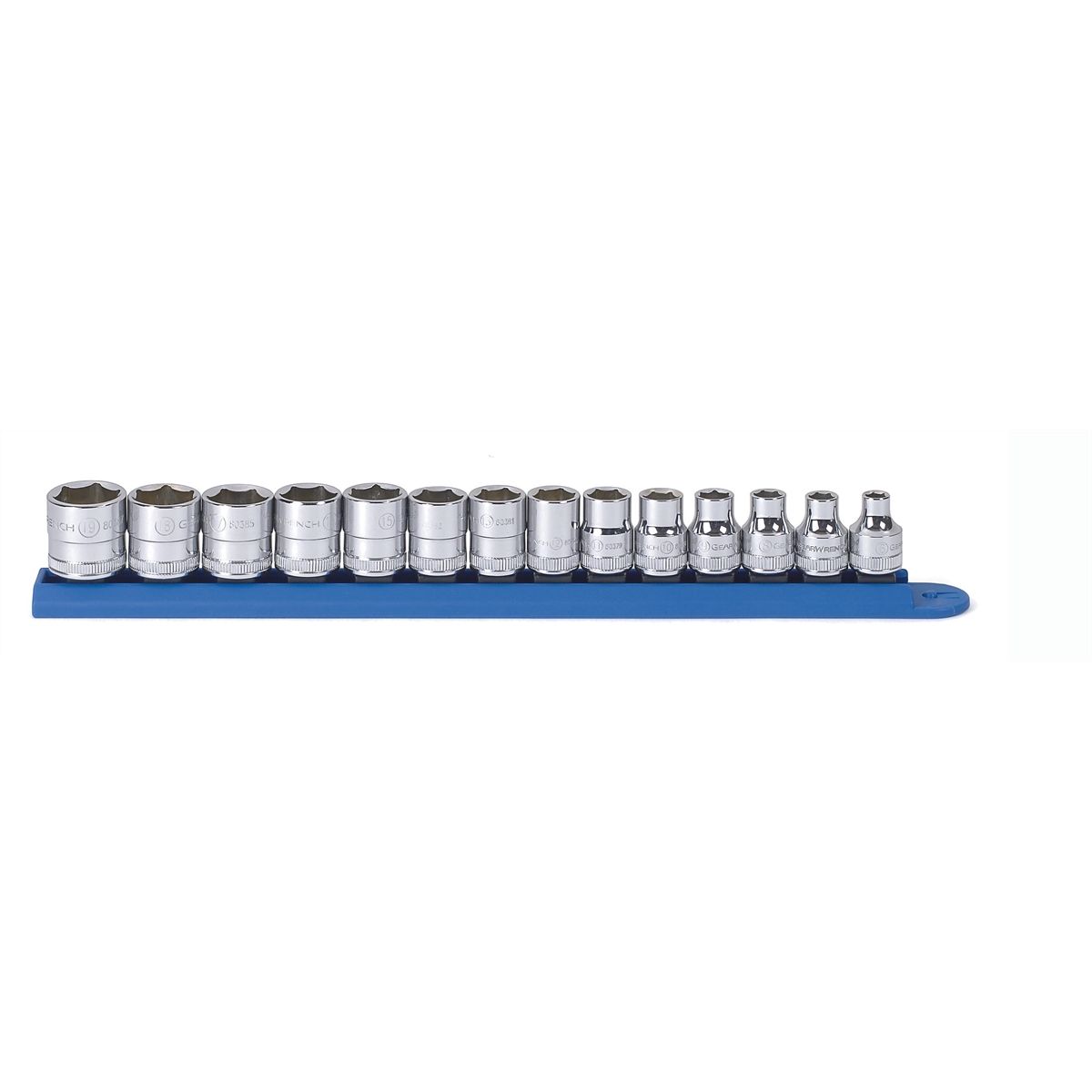 3/8 In Drive 6 Point Standard Metric Socket Set - 14-Pc