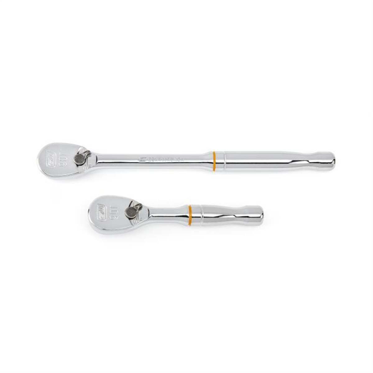 2 Pc. 3/8" Drive 90 Tooth Compact Head Ratchet Set