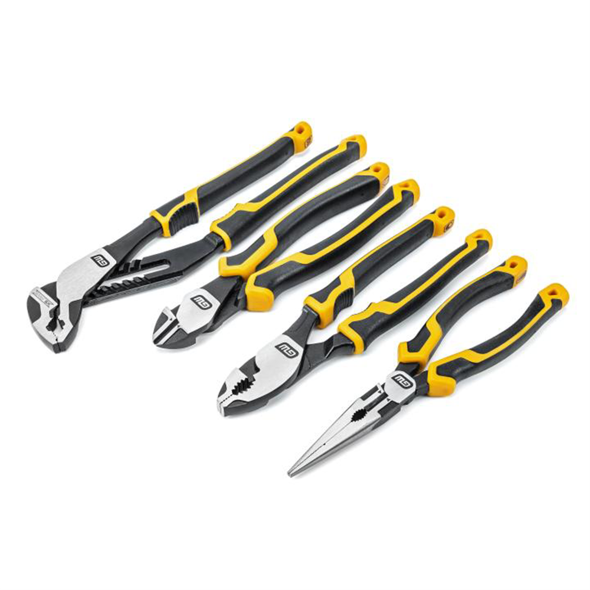 4 PC MIXED DIPPED MATERIAL PLIER SET