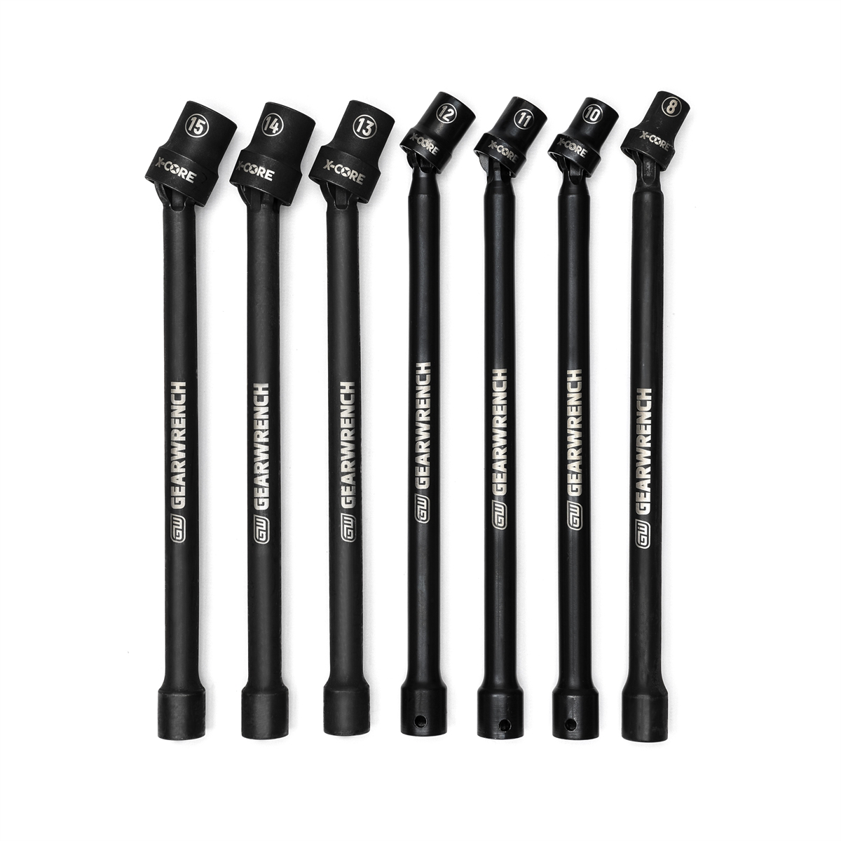 7 Pc. 3/8" Dr. Pinless Impact Universal Socket Extension Set