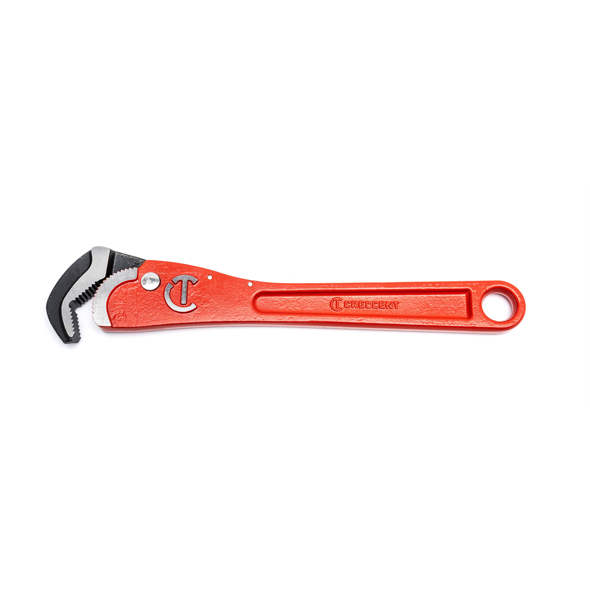 PIPE WRENCH,SELF ADJ,12",STEEL HANDLE