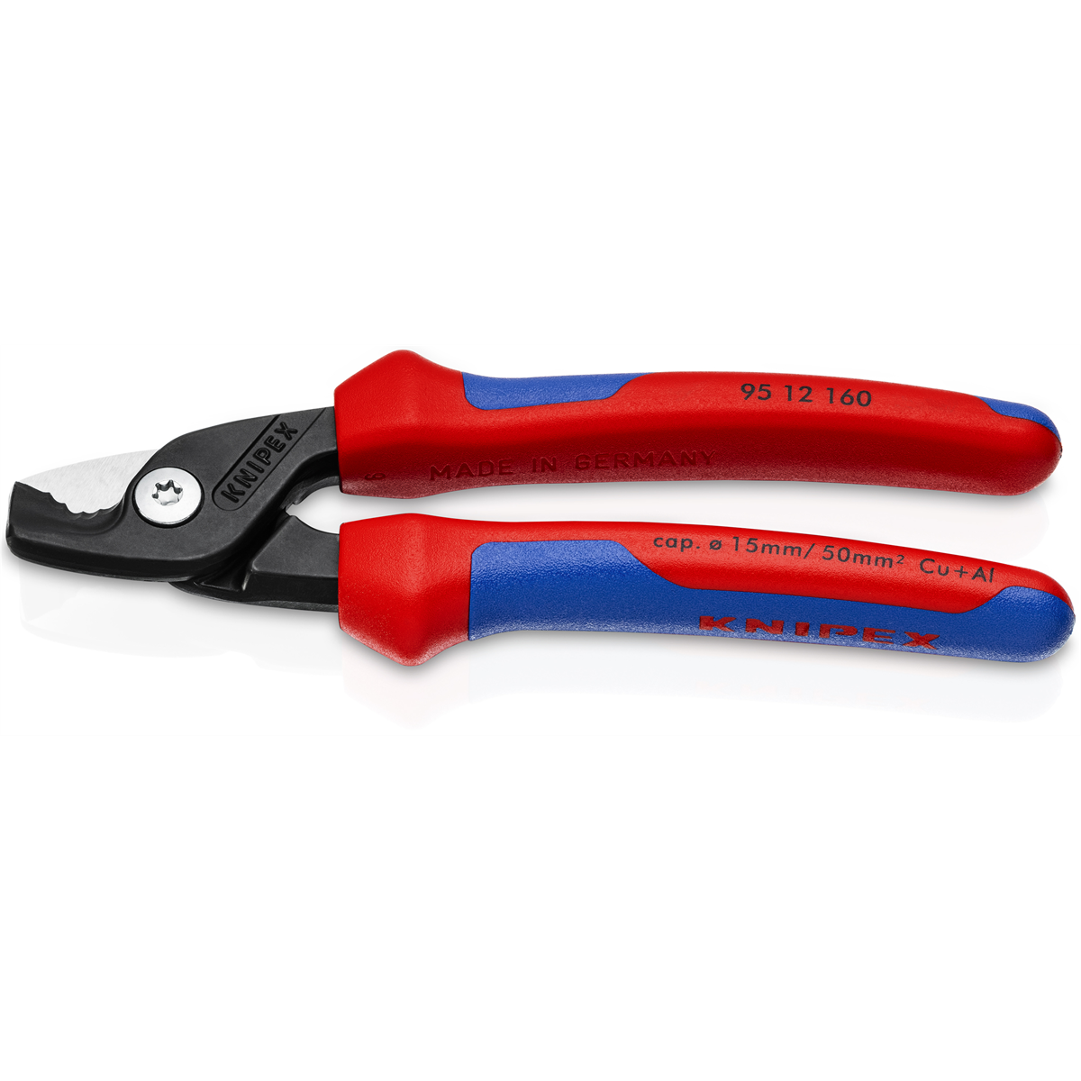 6 1/4" Cable Shears StepCut Cut Edge Multi-Co Hand