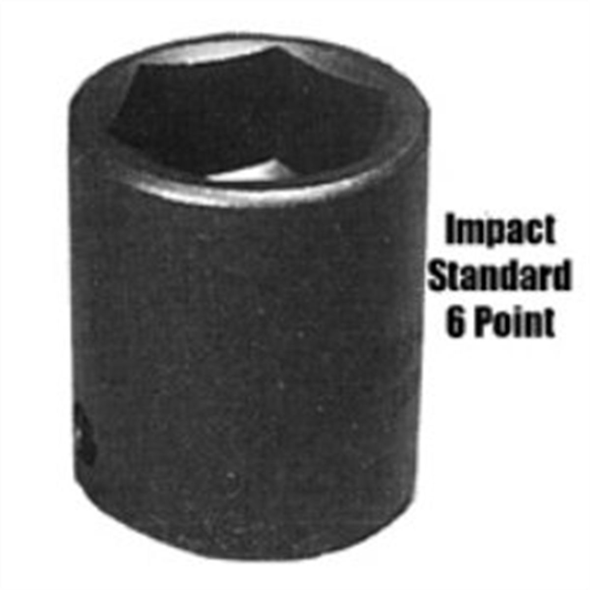 Standard Impact Socket - 1/2 In Dr 6 Pt - 1-1/2 In