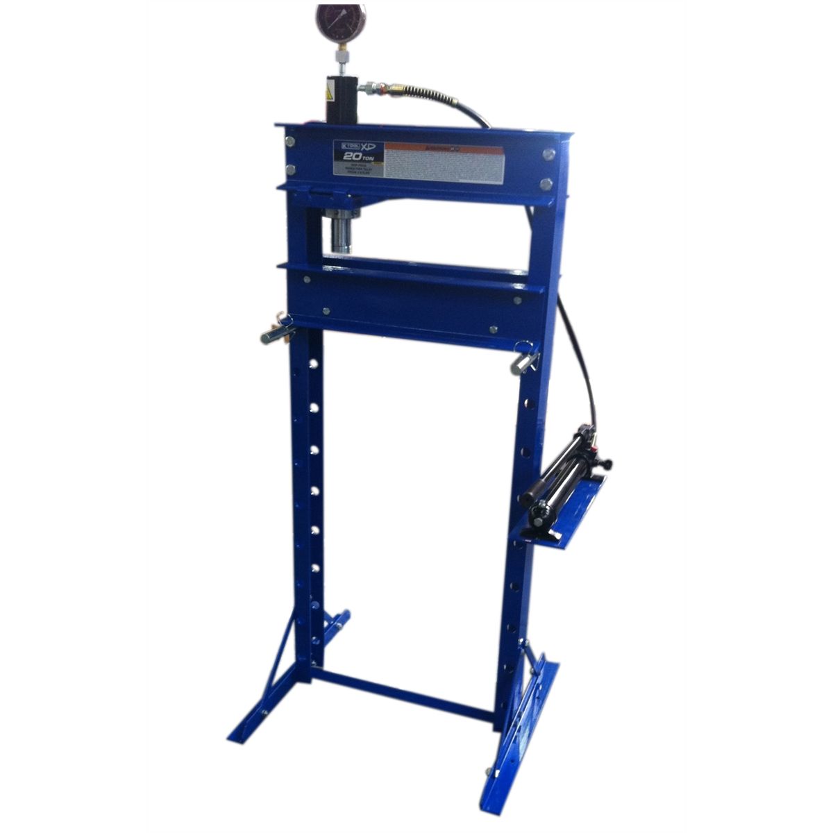 OEMTOOLS 25087 Air Hydraulic 20 Ton Press with Double Speed Pump, Hydraulic  Press, Wheel Bearing Press, Press Hydraulic