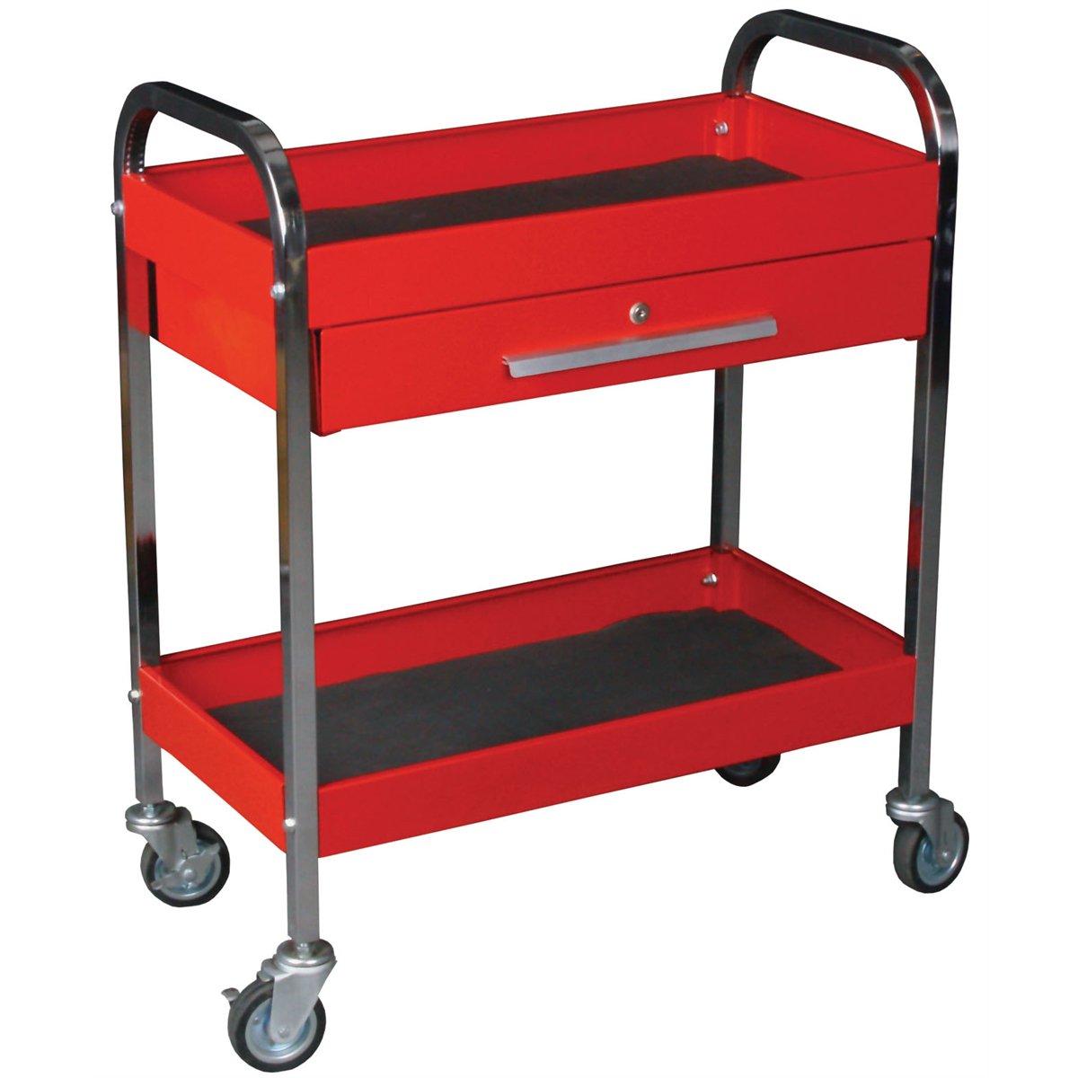 Two-shelf, One-Drawer Service Tool Cart