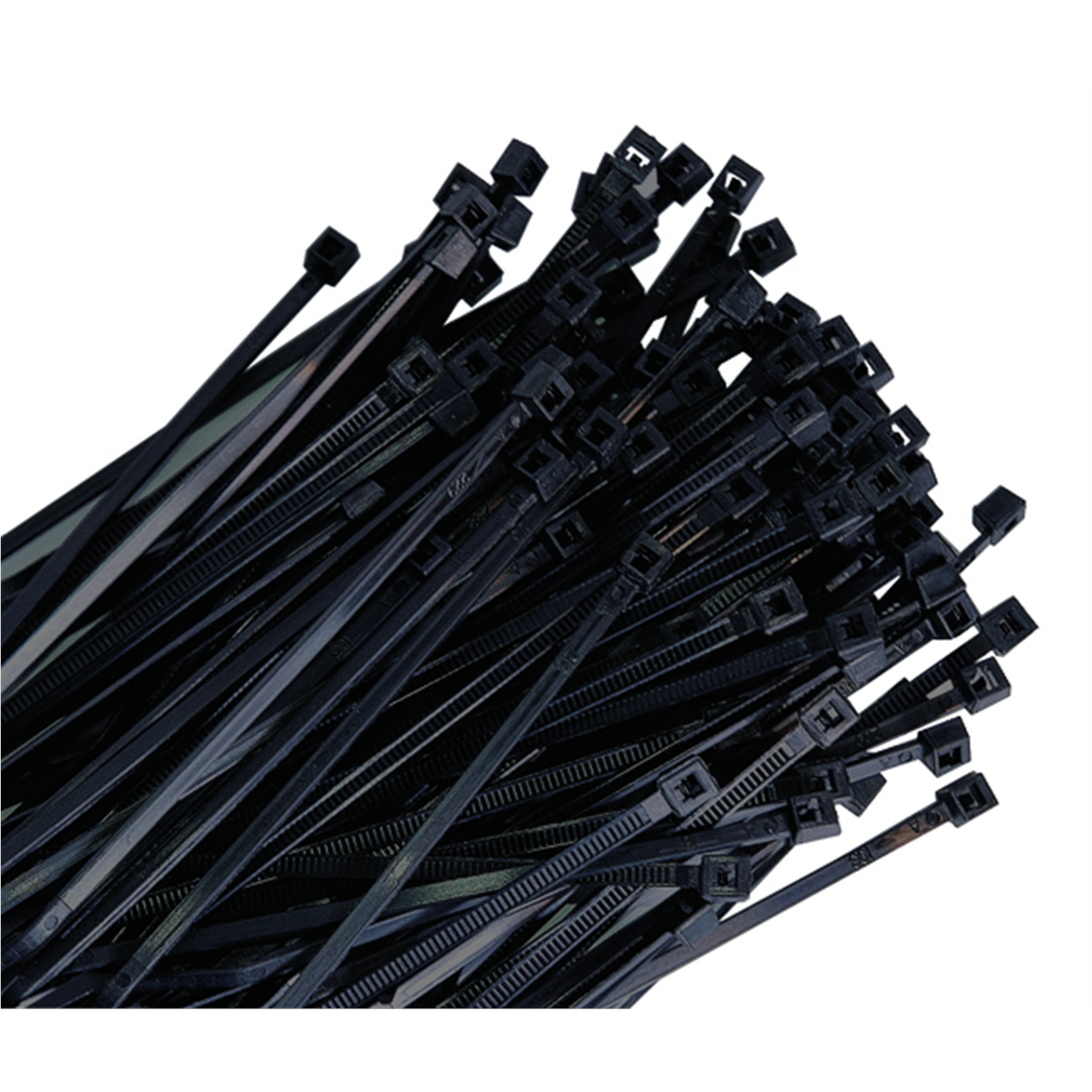 5-PACK Wire Tie 7in. Black 100/bag 50lb Tensile