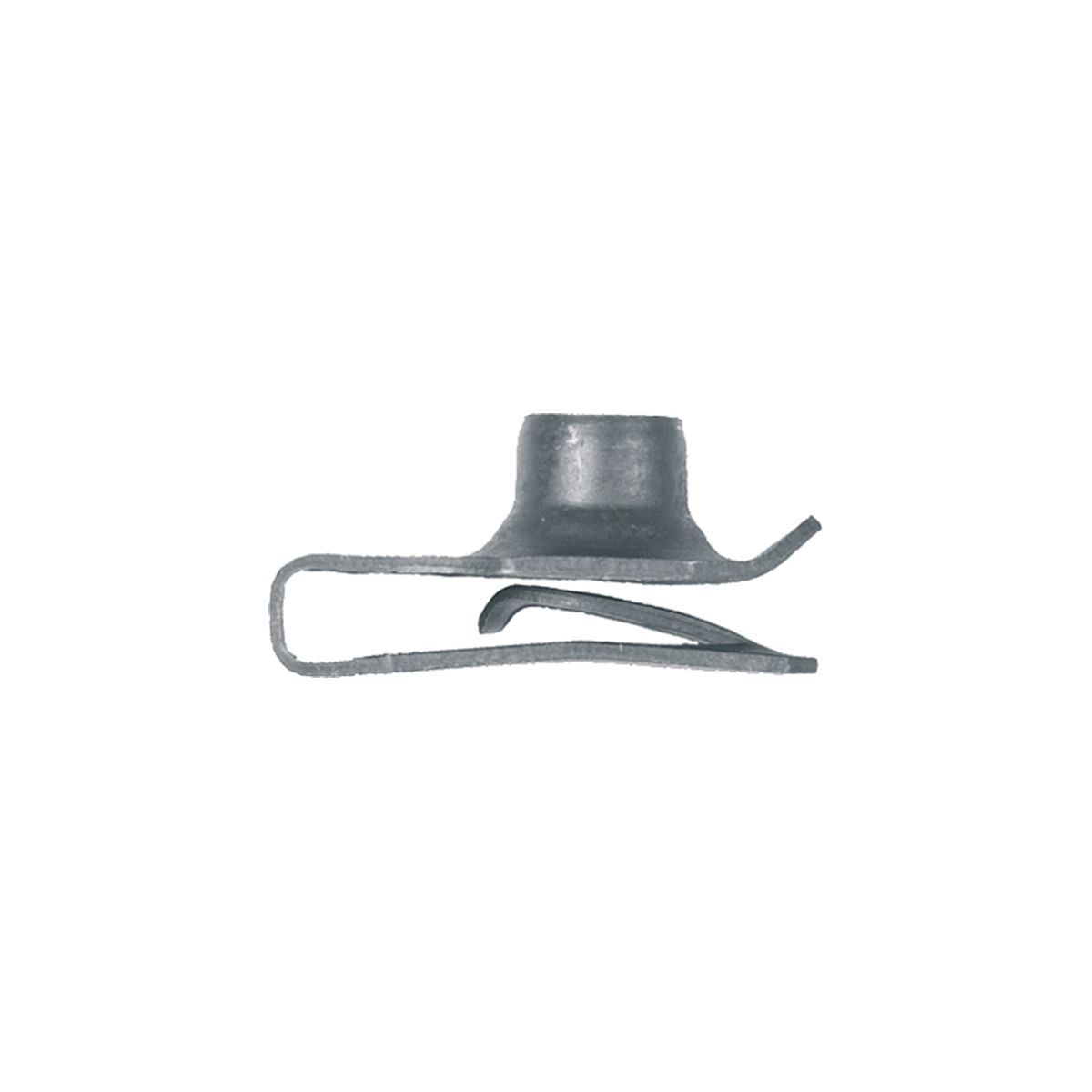 3/8"-16-EXTRUDED U NUT BLACK CLMSHL (SINGLE)