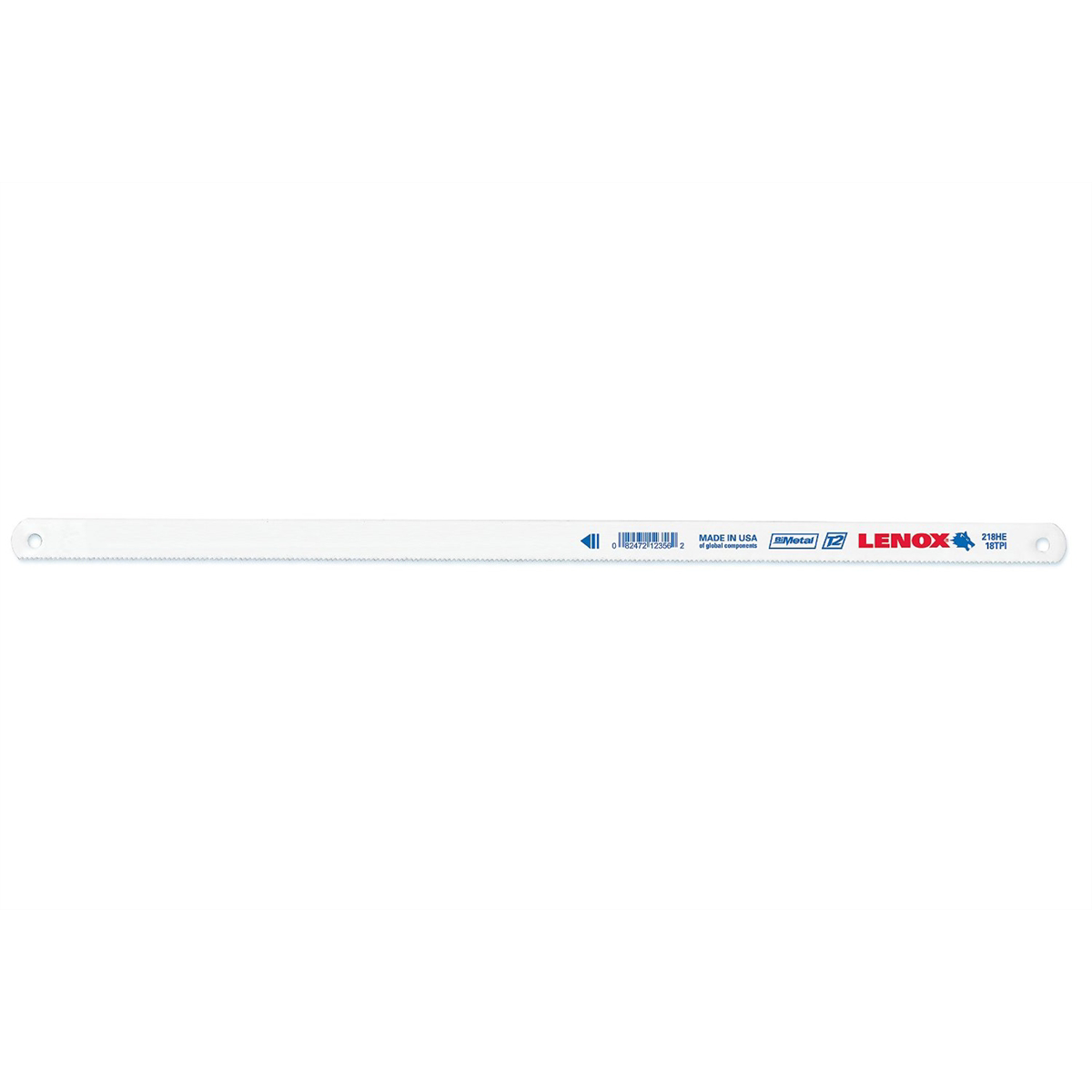 HACKSAW BLADES, 218HE, 12" X 18 TPI, BI-METAL, T2