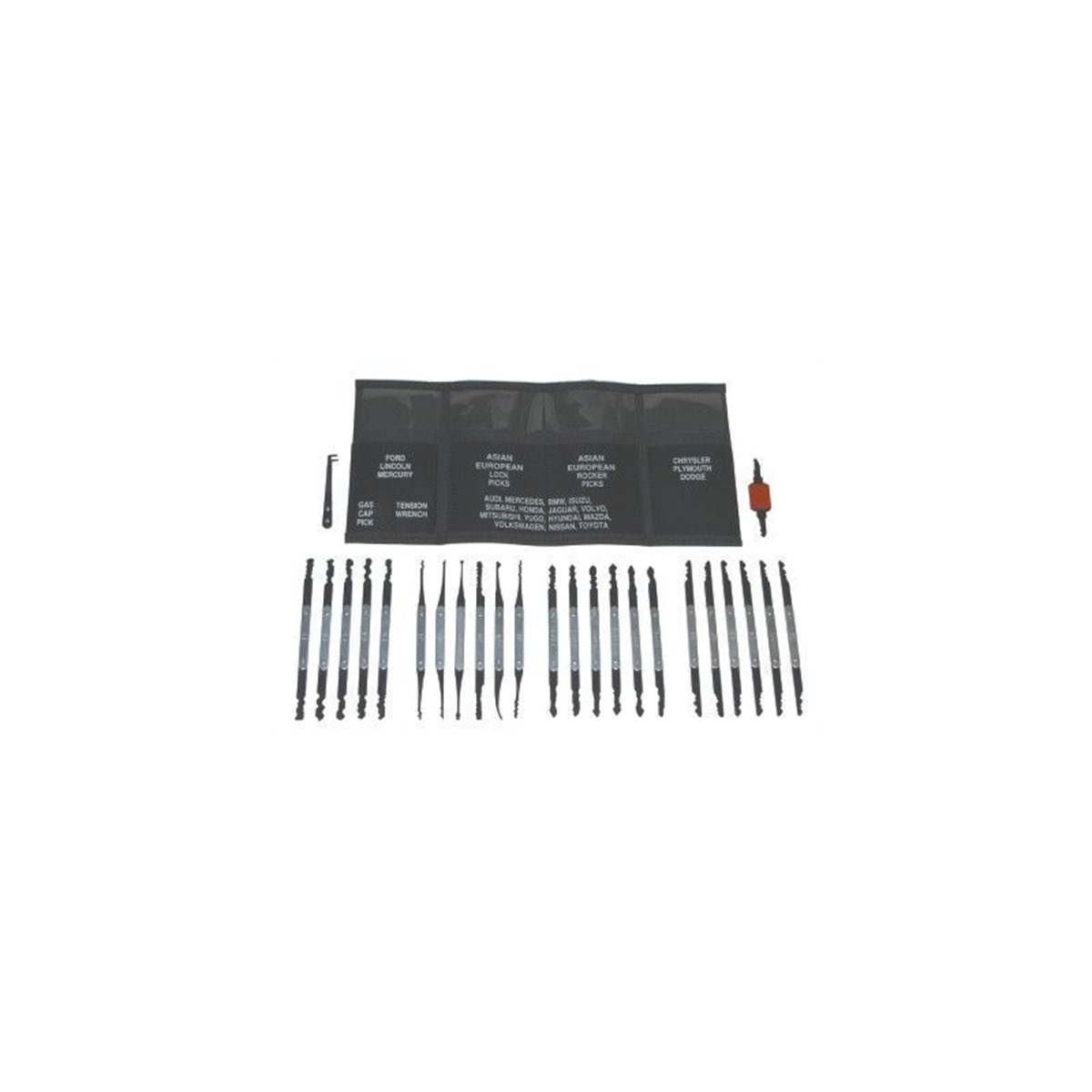 LOCK PICK SET 25PC FORD-CHRY-FOREIG