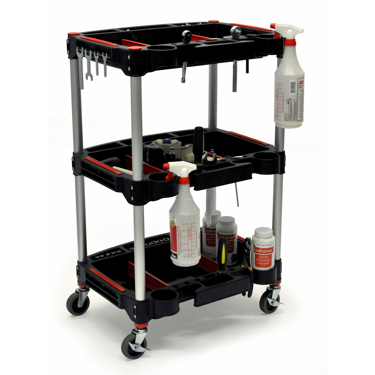 Mechanics Three-Shelf Cart