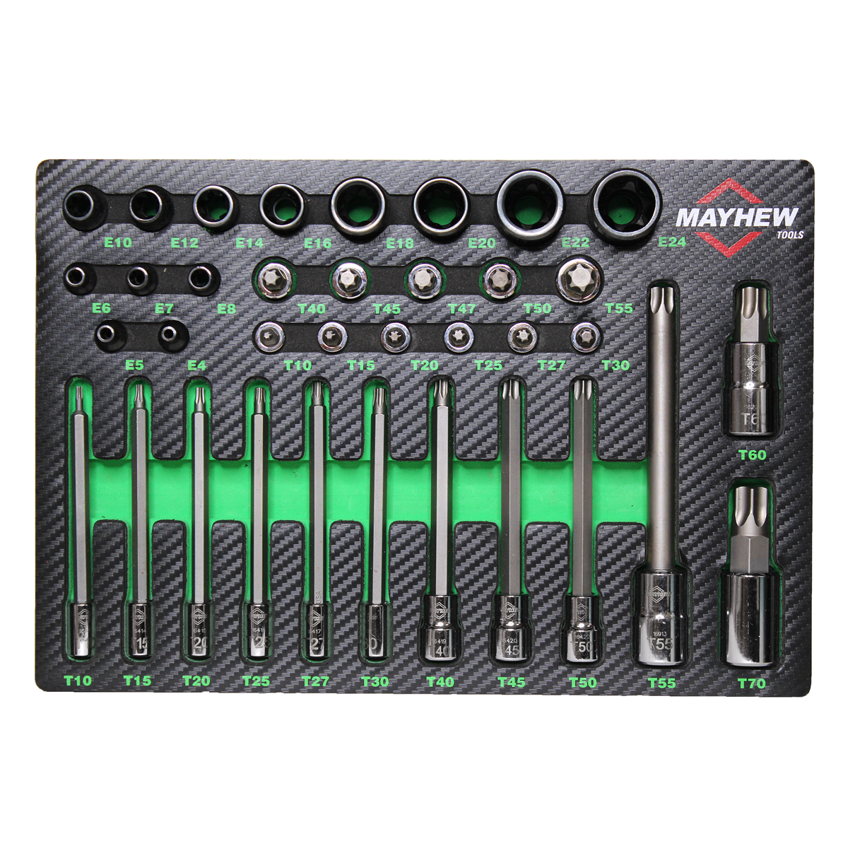 Mayhew 36 PC TORX® Master Socket Bit Set