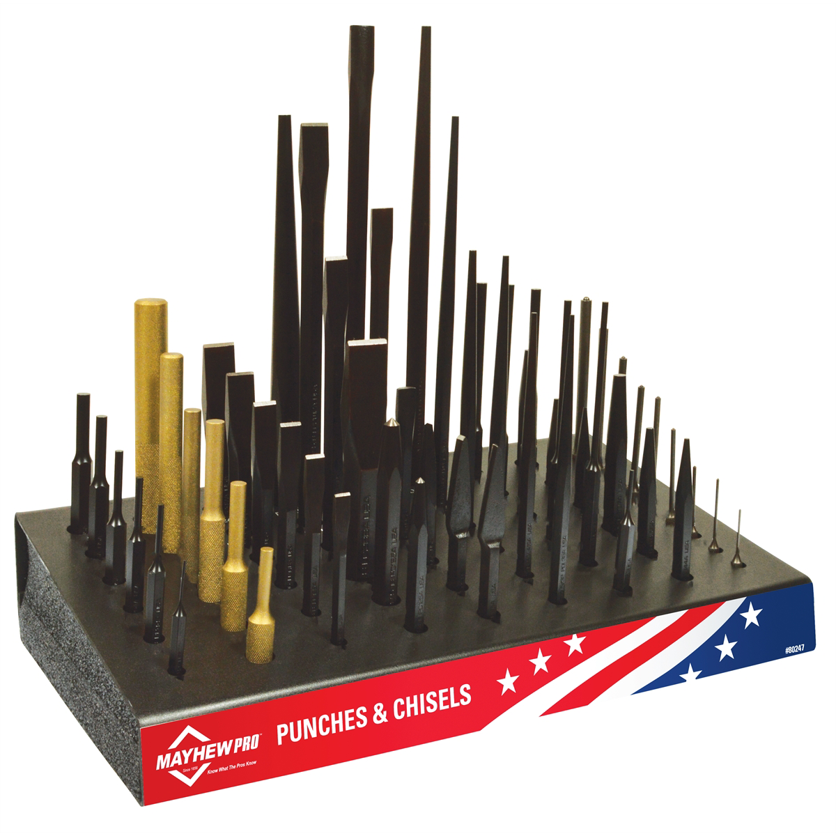 57pc Punch & Chisel Display