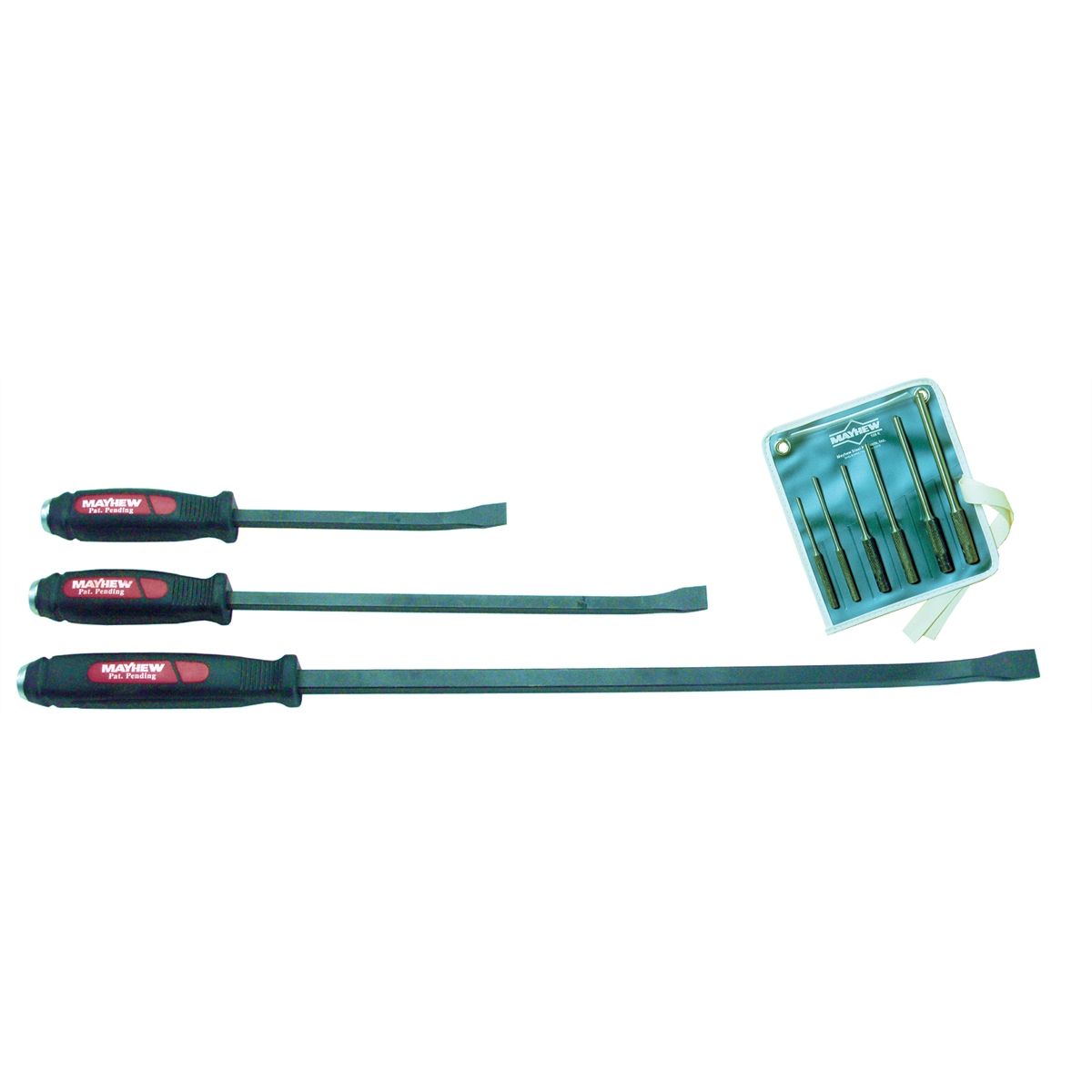 61355-3PC PRY BAR SET W/ 66250-6PC PILOT PUNCH KIT