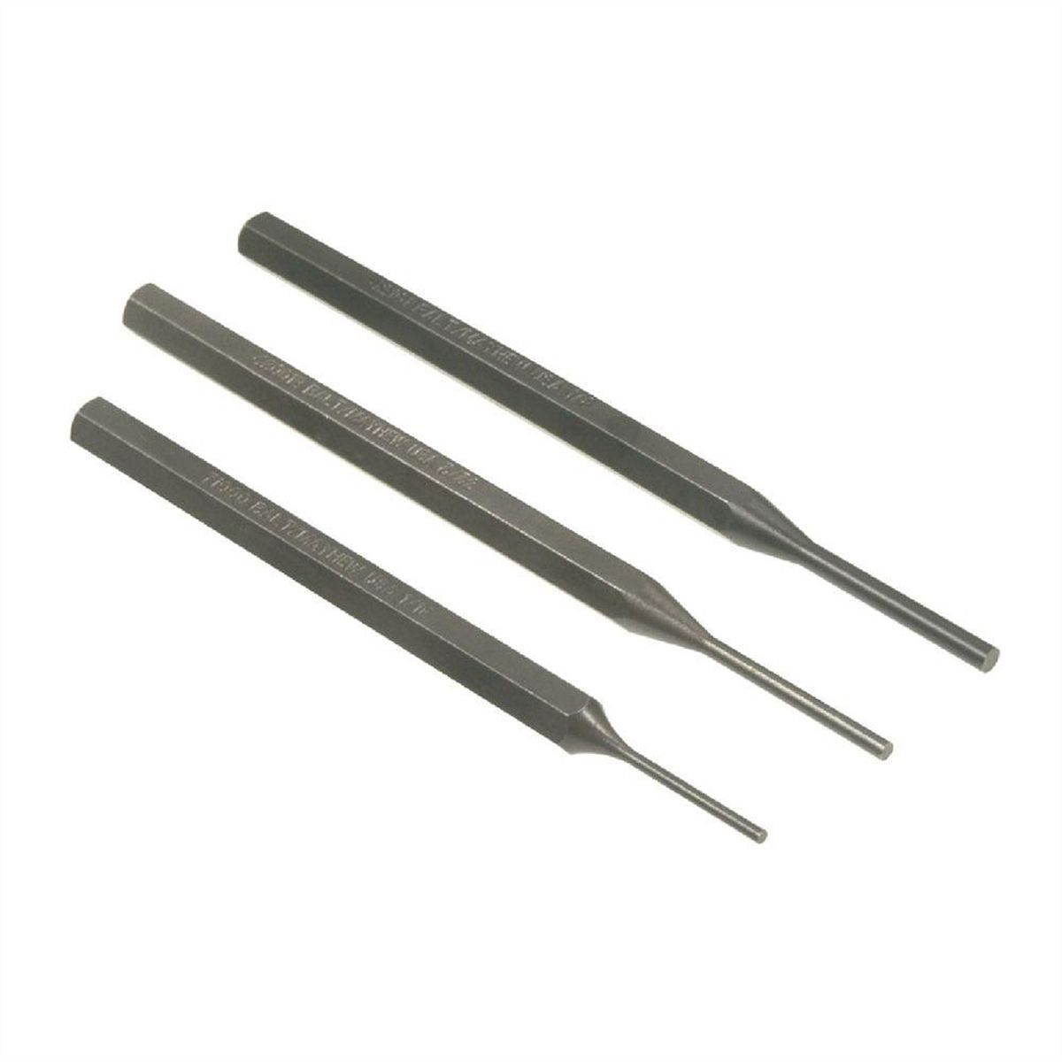 3 Piece Short Pin Punch Set