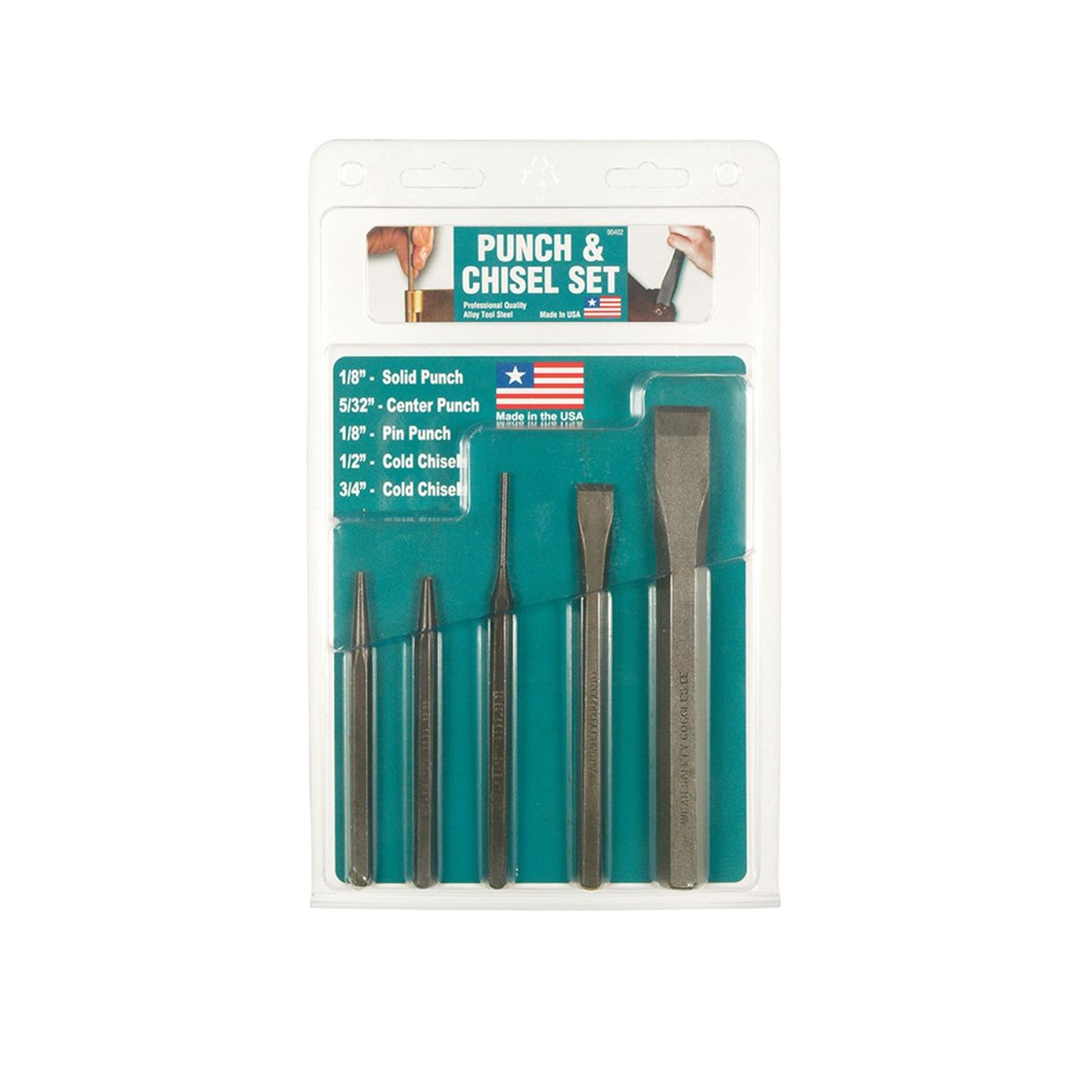 5 Piece Punch & Chisel Set