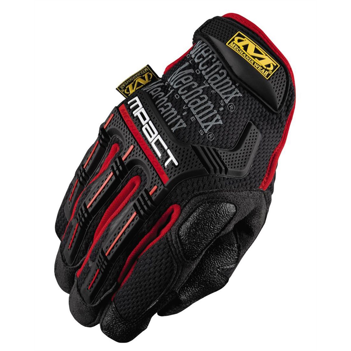 Mechanix Wear LRG Mpact Glove with Poron XRD, BLK/RED MPT-52-010