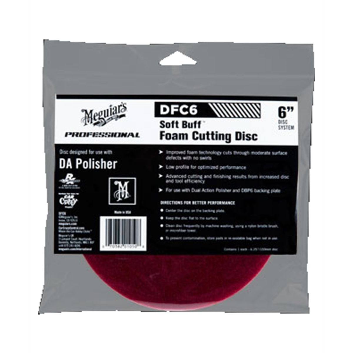 DA FOAM CUTTING DISC 6"