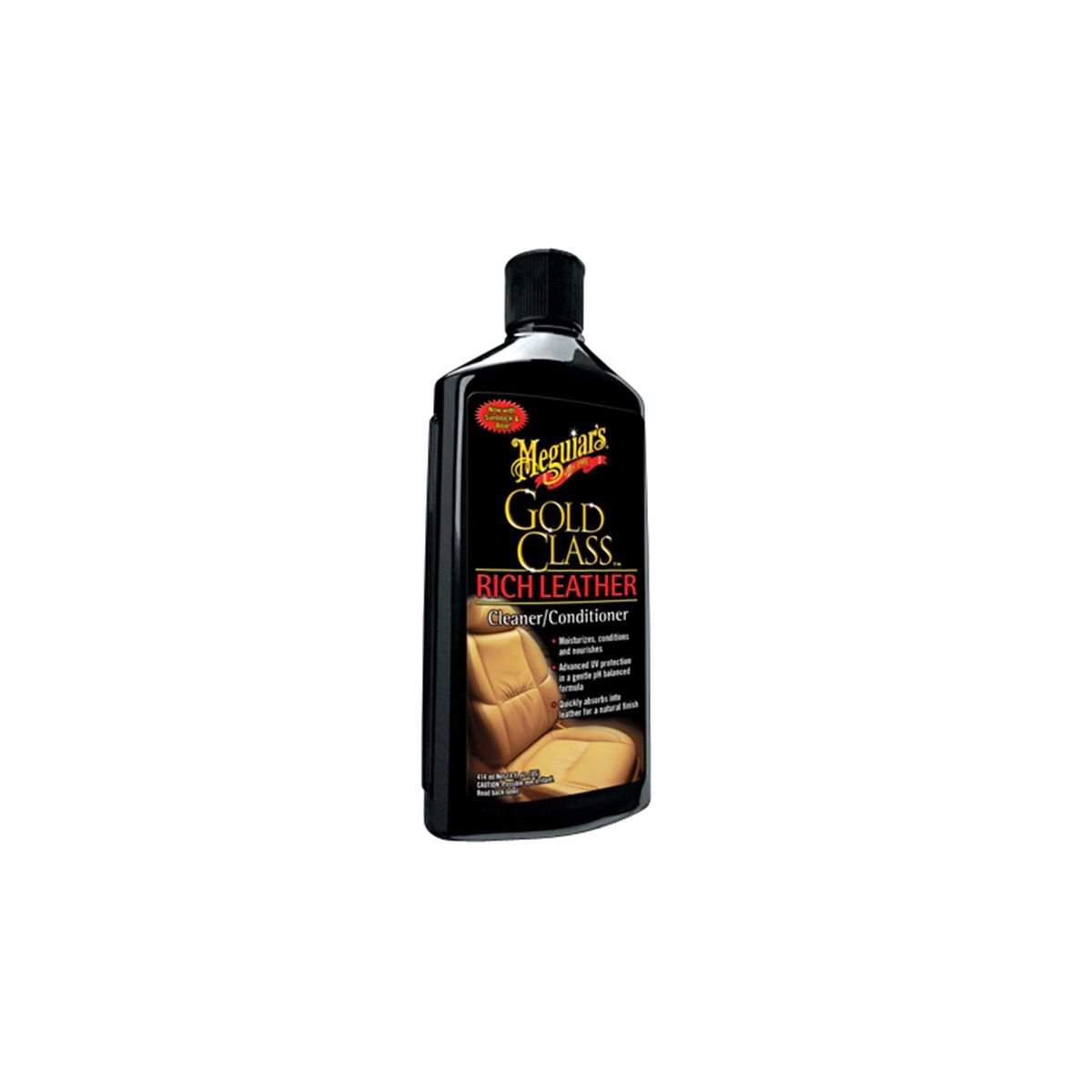 Meguiars Gold Class Leather Cleaner & Conditioner - 14 fl oz bottle