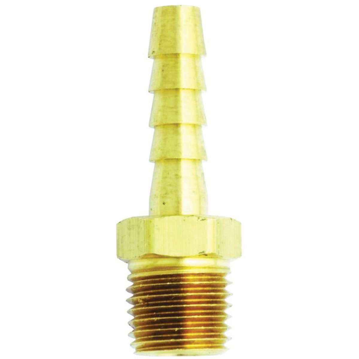 Brass Air Hose End 1/4 In ID x 1/4 In NPT