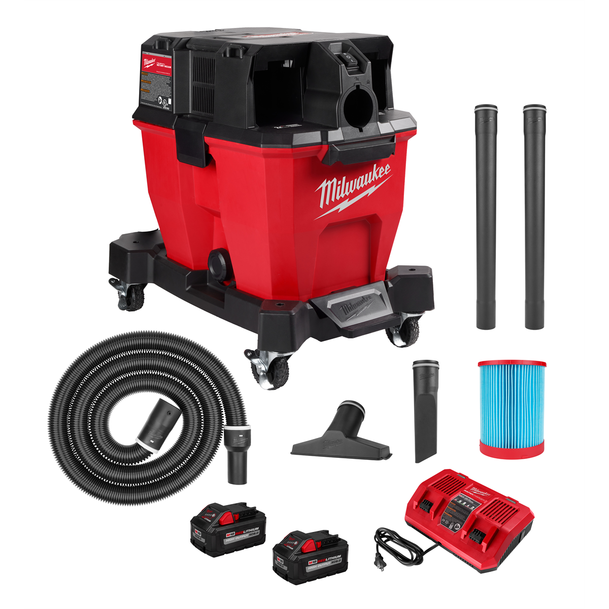 M18 FUELâ„¢ 9 Gallon Dual-Battery Wet/Dry Vacuum Kit