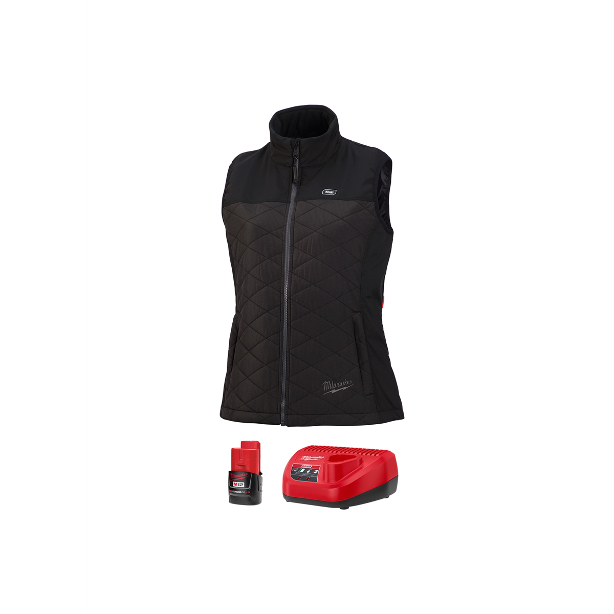 M12 HEATED WOMEN'S AXIS VEST KIT 2X (BLACK)