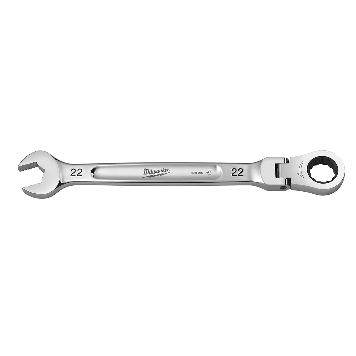 22mm Flex Head Ratcheting Combination Wrench