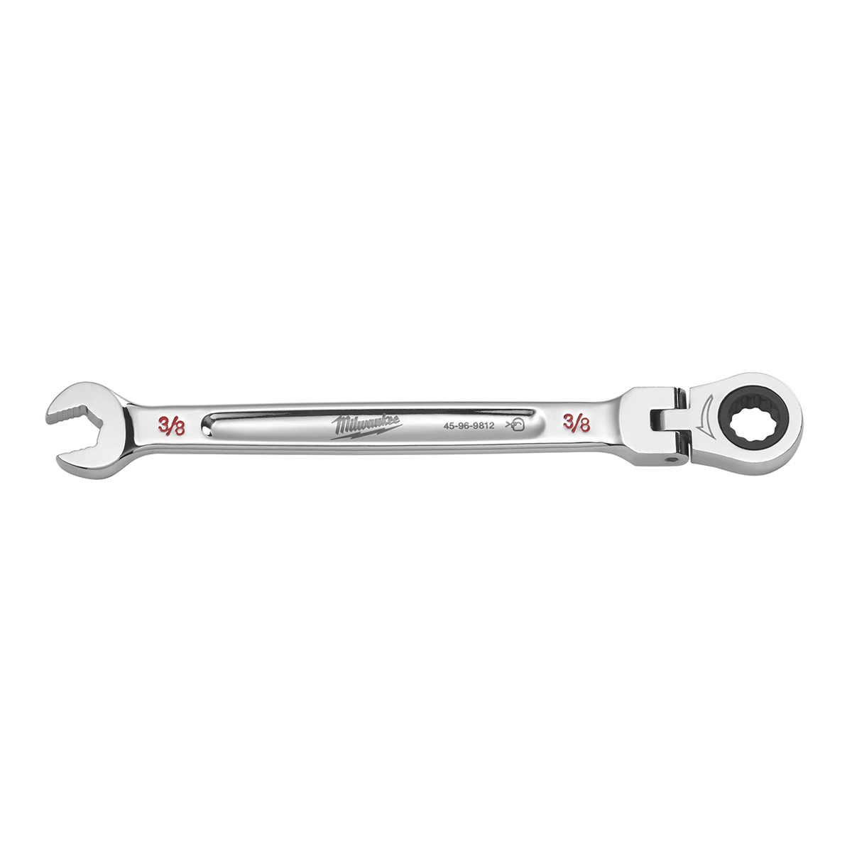 3/8" Flex Head Ratcheting Combination Wrench