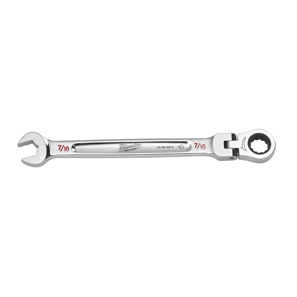 7/16" Flex Head Ratcheting Combination Wrench