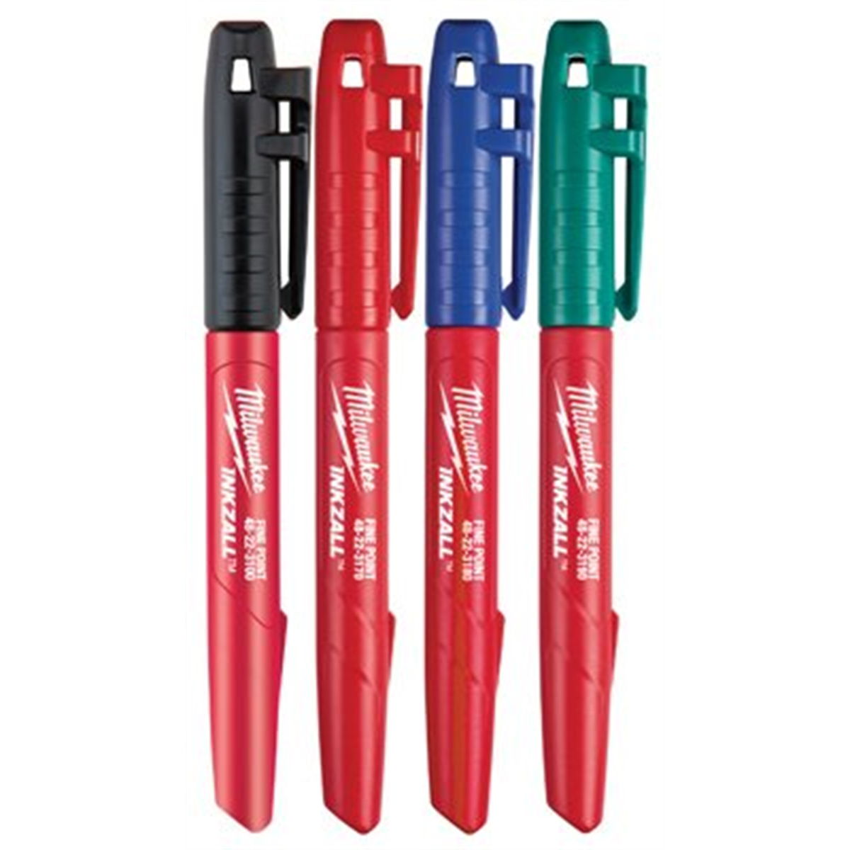 4PK Fine Point Colored Inkzalls