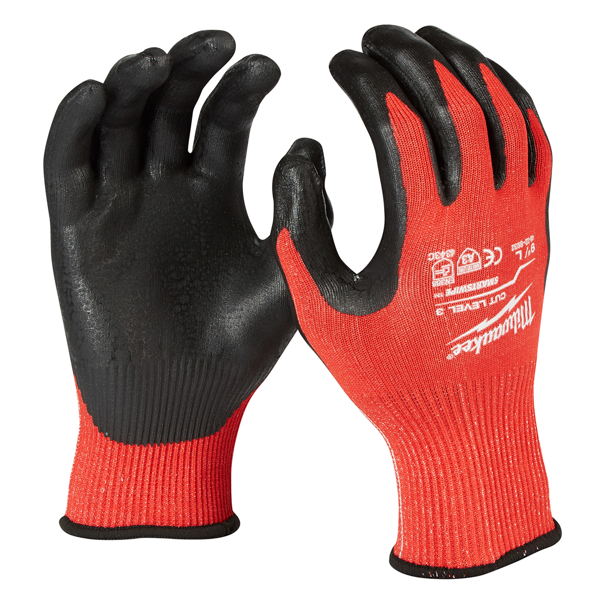 12 Pk Cut 3 Dipped Gloves L