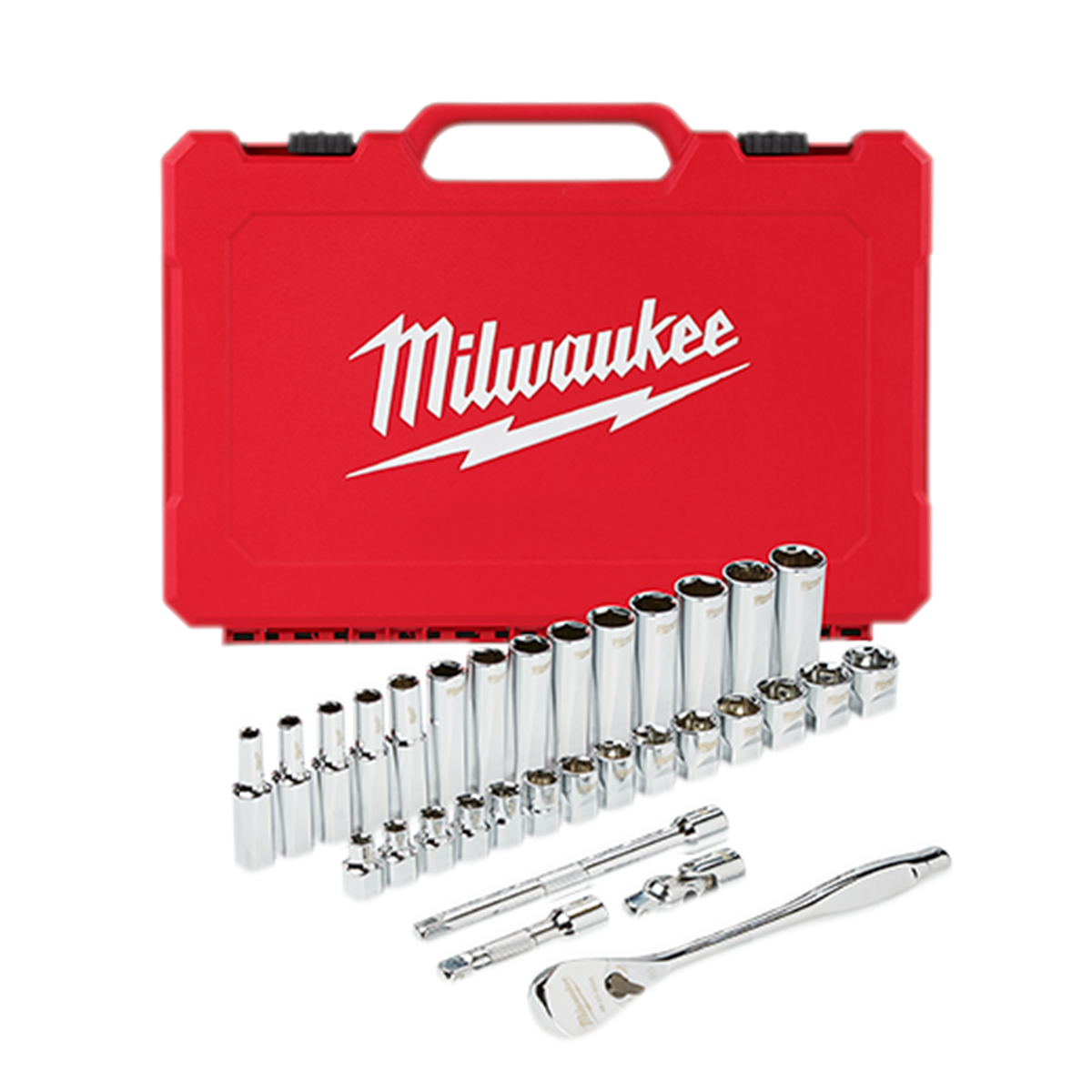 3/8" Drive 32pc Ratchet & Socket Set - Metric