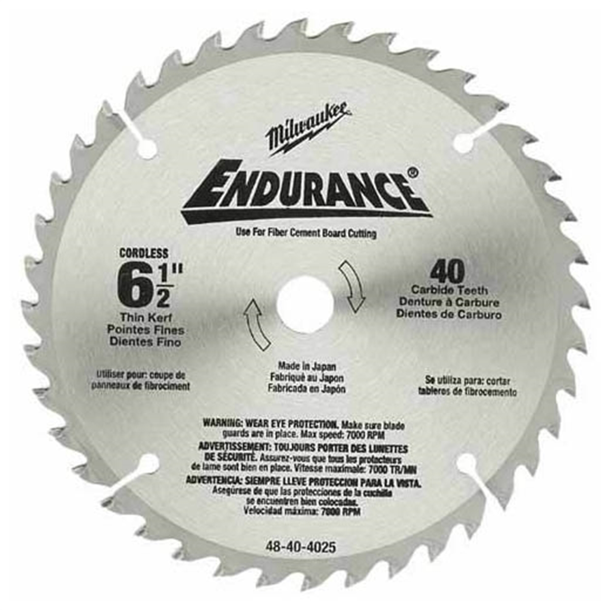 6-1/2" Circular Saw Metal Cutting 48 Teeth Blade