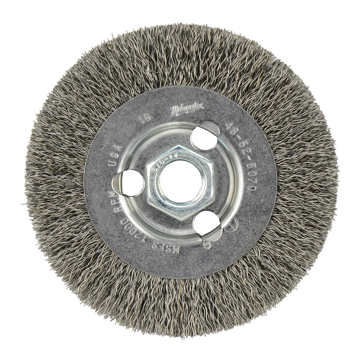 4" Radial Crimped Wheel- Carbon Steel