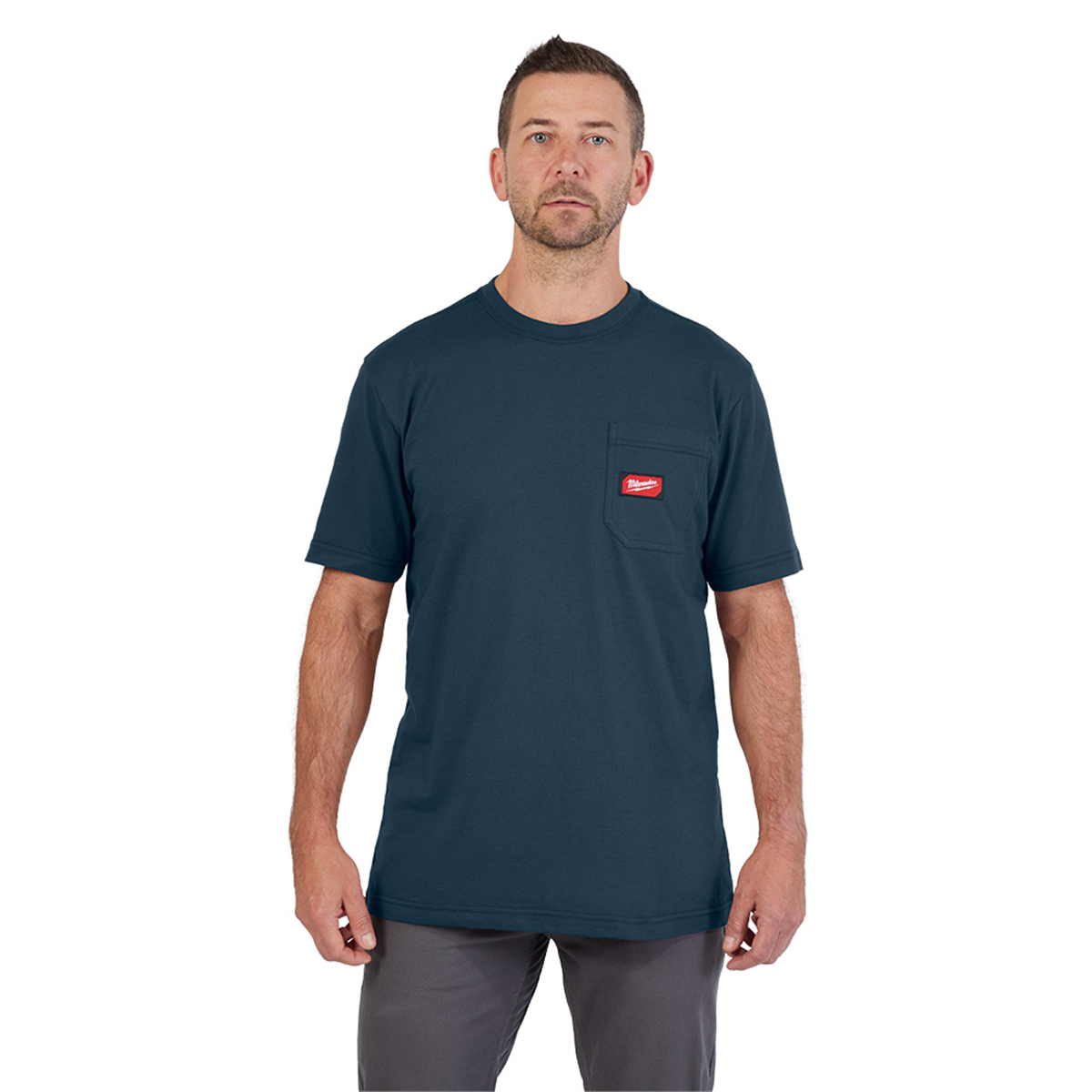 GRIDIRON? Pocket T-Shirt - Short Sleeve Blue 2X