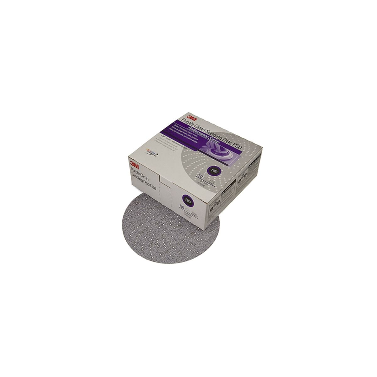 Purple Clean Sanding Hookit Disc 734U, 6 inch, P100C Grade 50/B