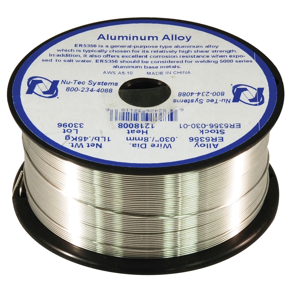 WELDING WIRE .030" ALUMINUM ER5356 1 LB (4" SPOOL)