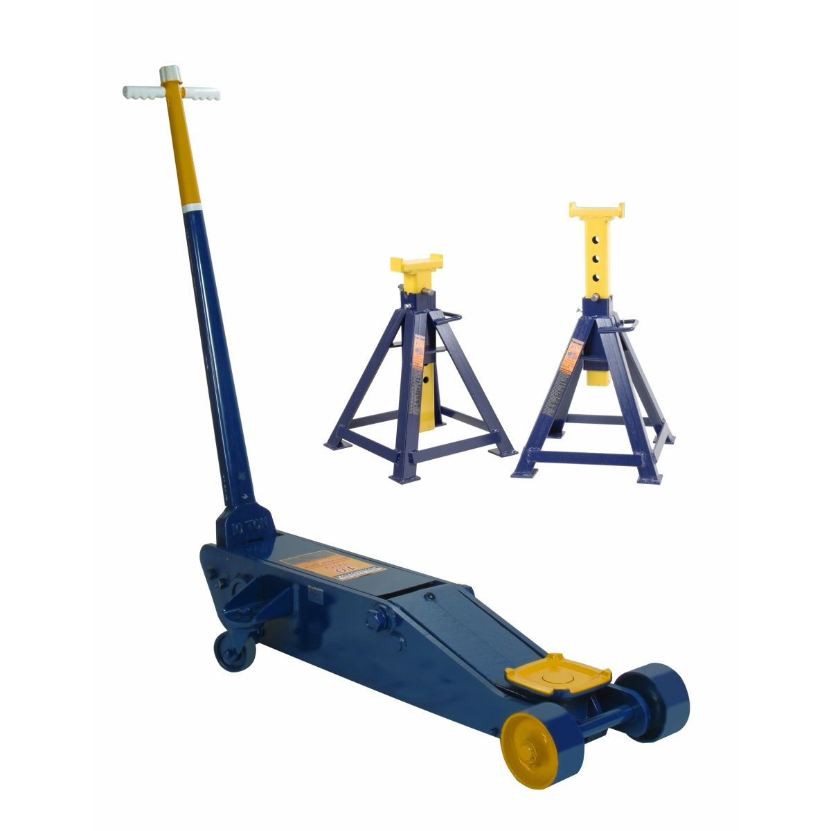 10 ton hydraulic service jack & jack stands