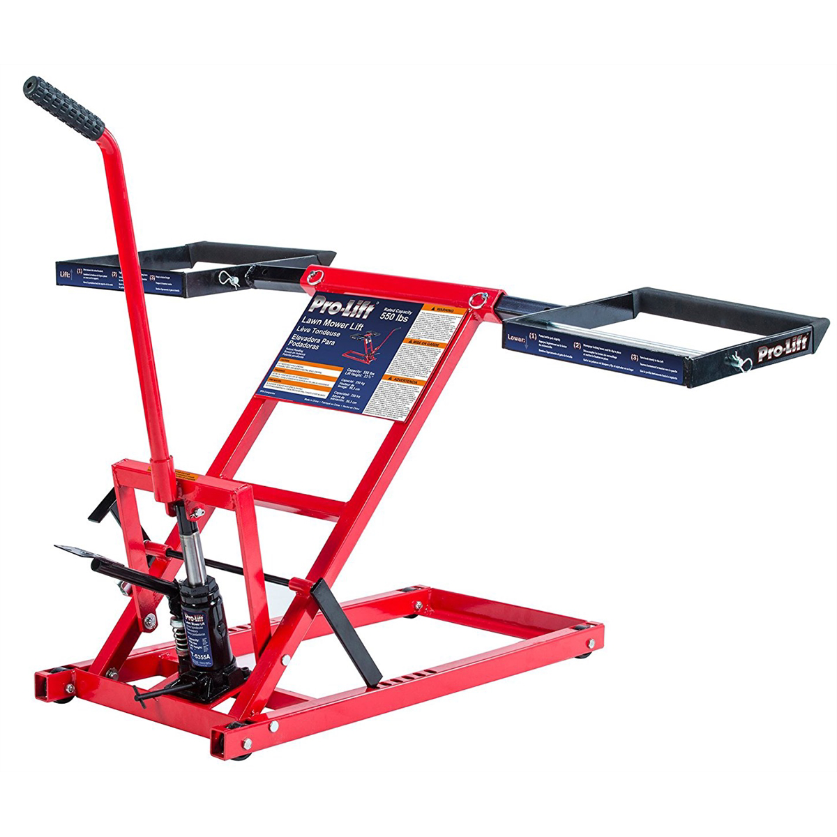 550 lb capacity lawn mower lift