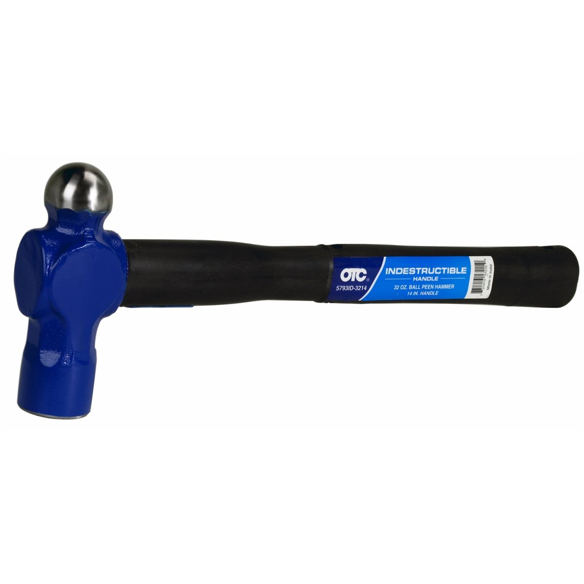 32 oz., 14"Ball Pein Hammer, Indestructible Handle