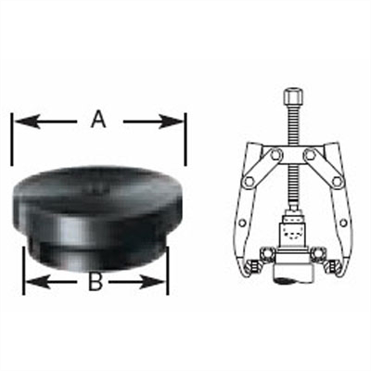 Step Plate Adapter 3 Inch x 2 1/2 Inch Diameter