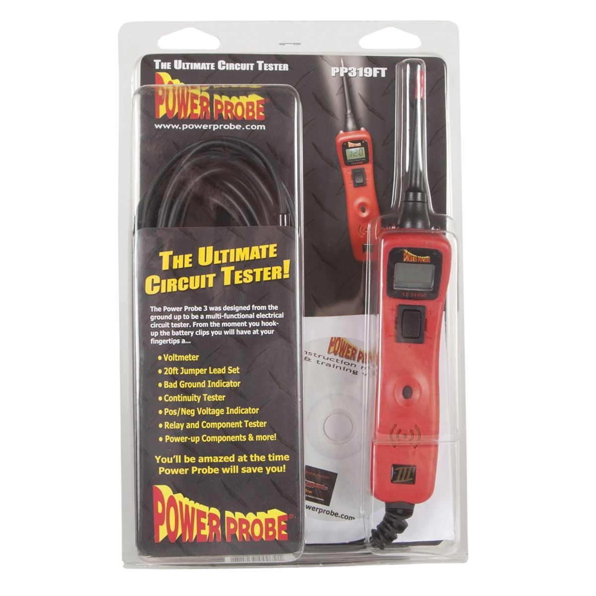Power Probe III Circuit Tester Red Clam Shell