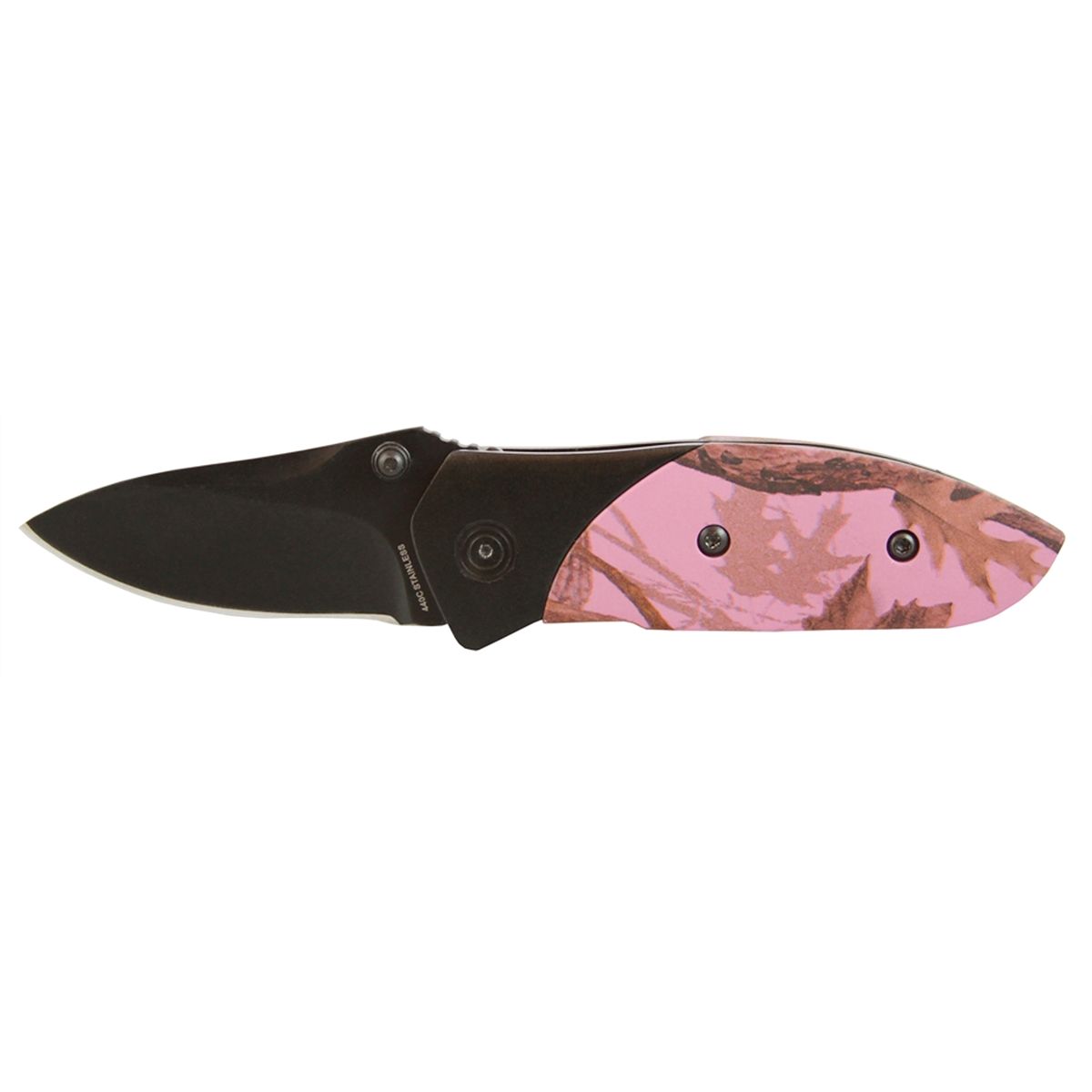 Hi-Vis Camo Compact Tactical Folder, Pink