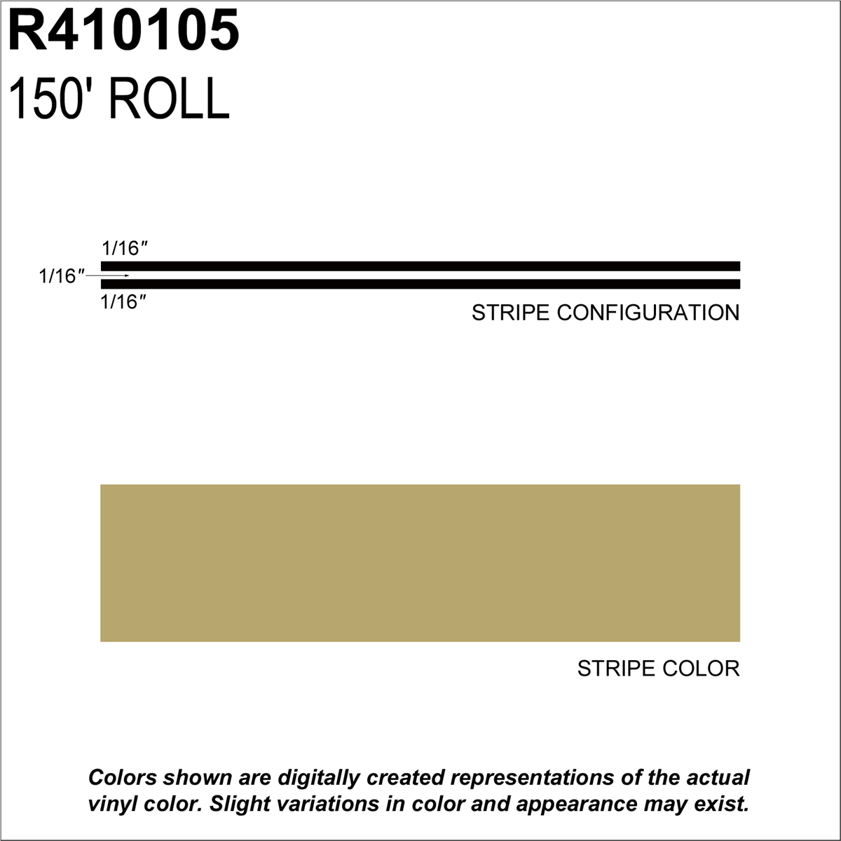 Prostripe 3/16" x 150' Multistripe Auto Pinstriping Tape Light G