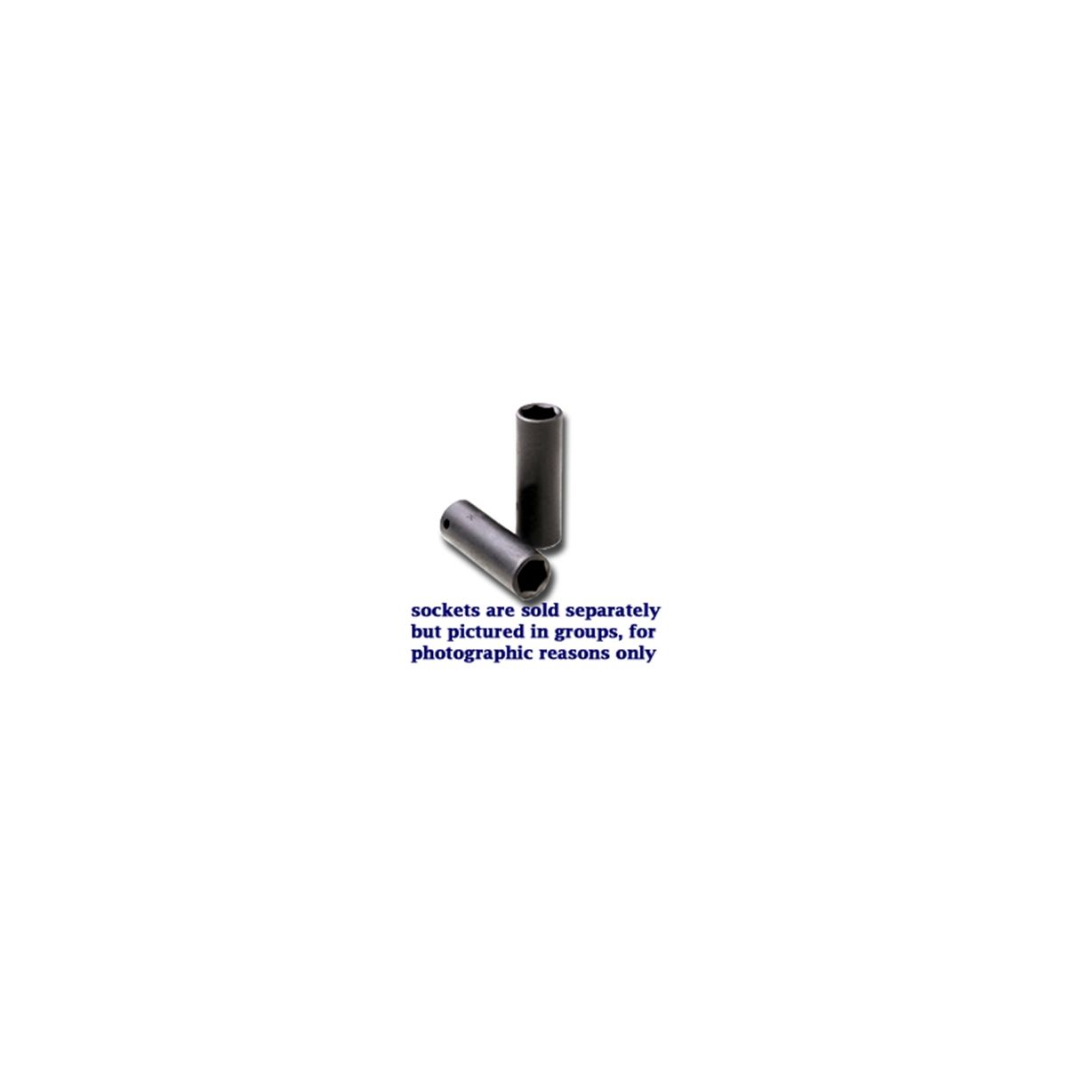 1/2 In Drive 6 Pt Deep Metric Impact Socket - 24mm