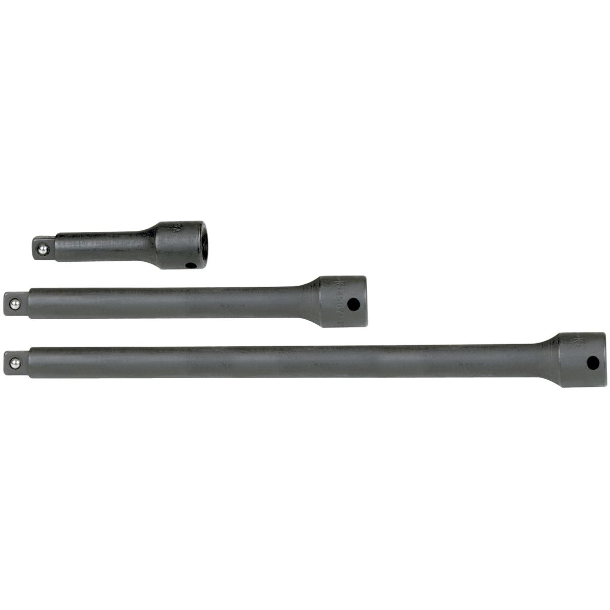 3/8 Inch Drive Impact Extension Extension Set - 3-Pc
