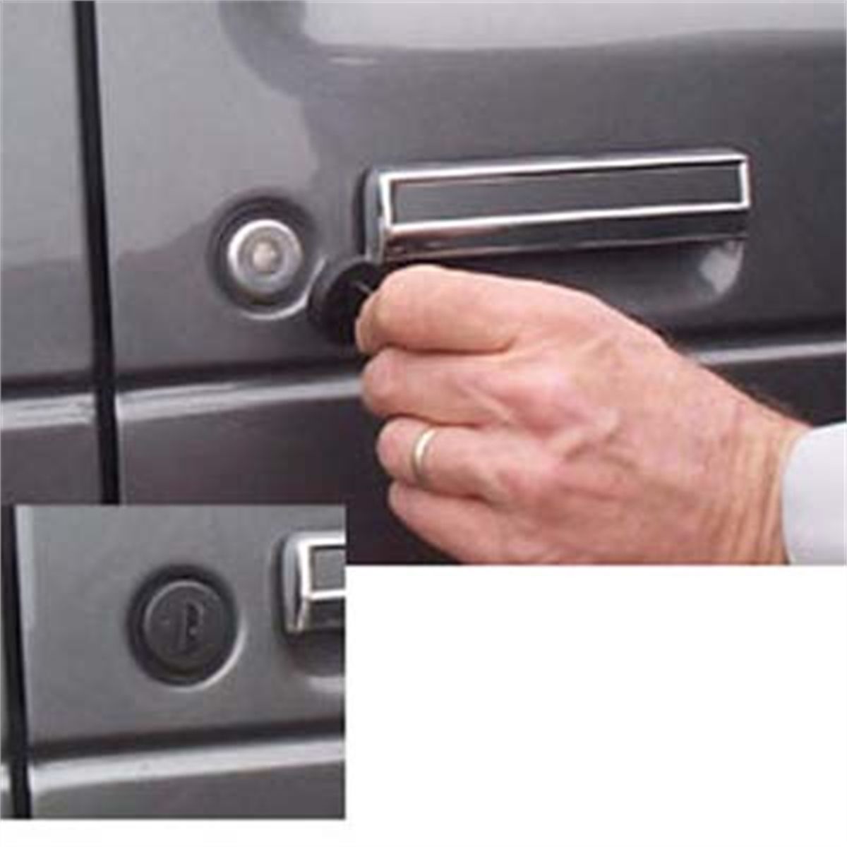 12 Pack Door Lock Covers, Steck Manufacturing