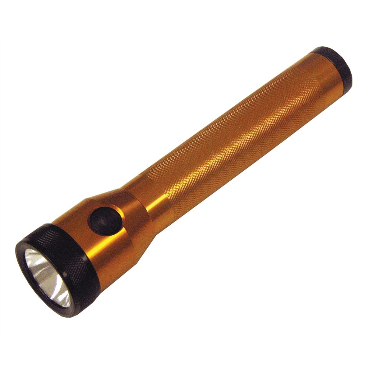 Orange Stinger Flashlight with AC/DC and PiggyBack Charger