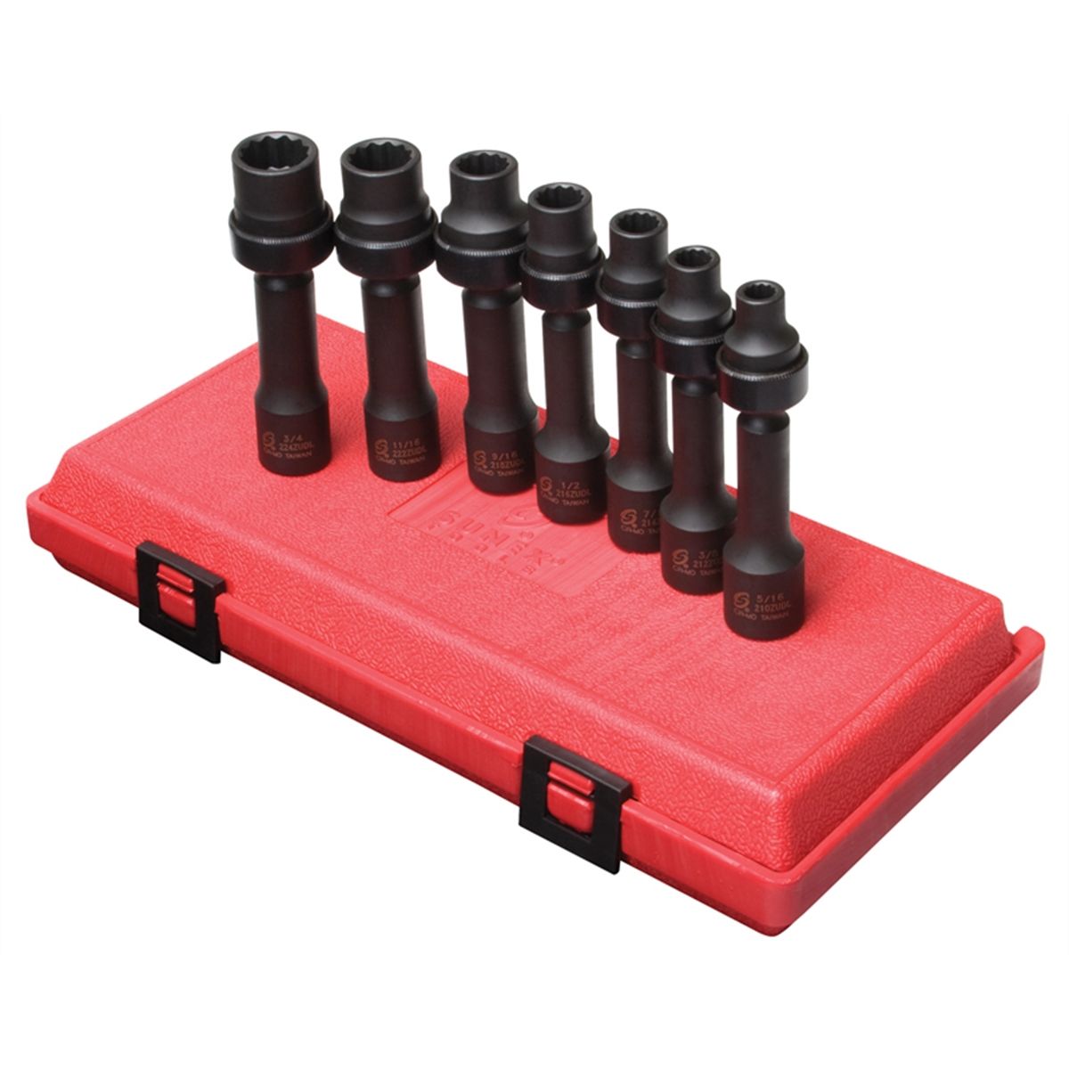 1/2 In Drive 12-Pt SAE Driveline Limited Clearance Socket Set -